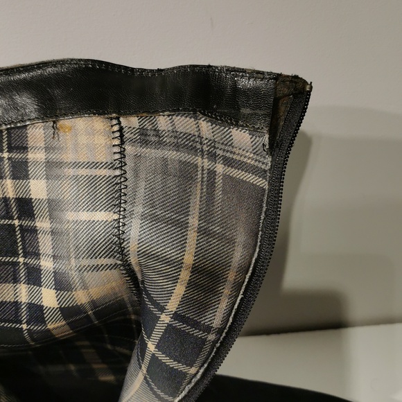 AQUATALIA  'Minnow' Black Suede Wedge Knee Boots: Size 8.5 M - Picture 12 of 15